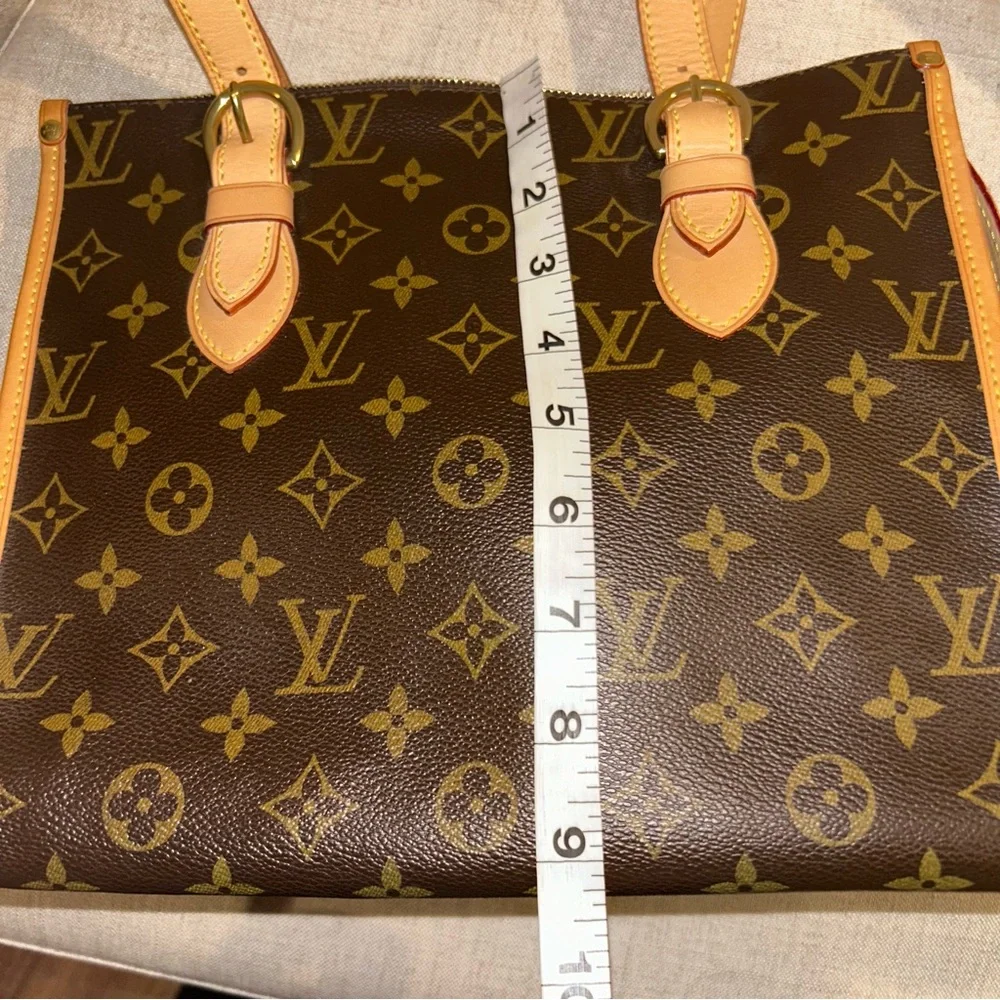 Louis Vuitton Monogram Popincourt Shoulder Bag - Brown and Tan - Picture 11 of 12